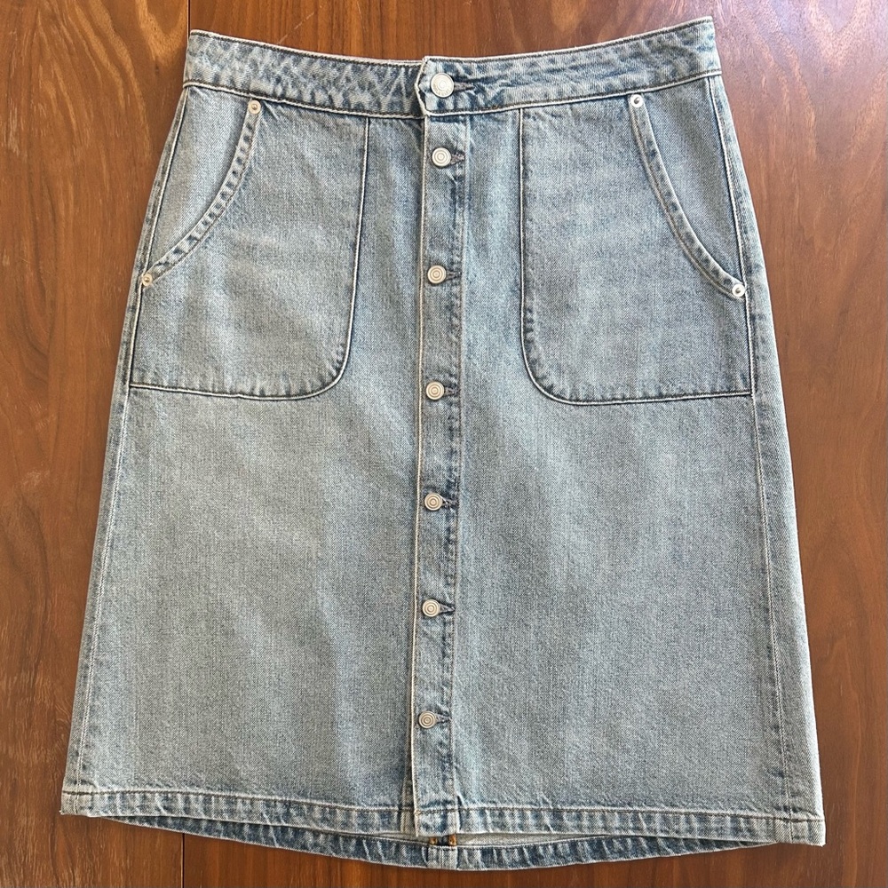 Daily Blue Denim Faye Skirt in Lake wash| size: M - Picture 7 of 13